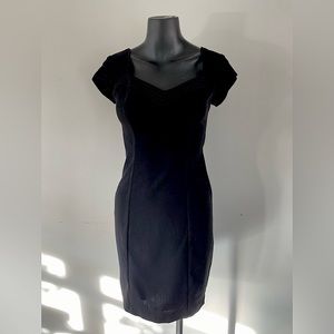 BCX Cocktail Dress w Sweetheart Neckline in Black Junior Size 1